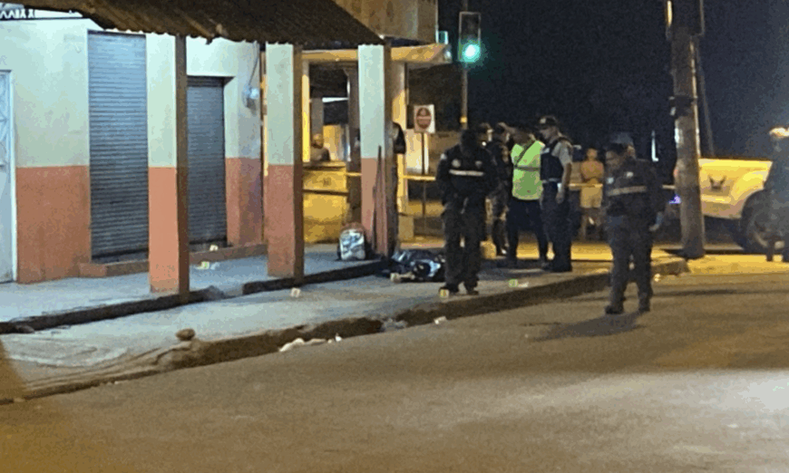 Ataque armado en Manta, deja 1 víctima