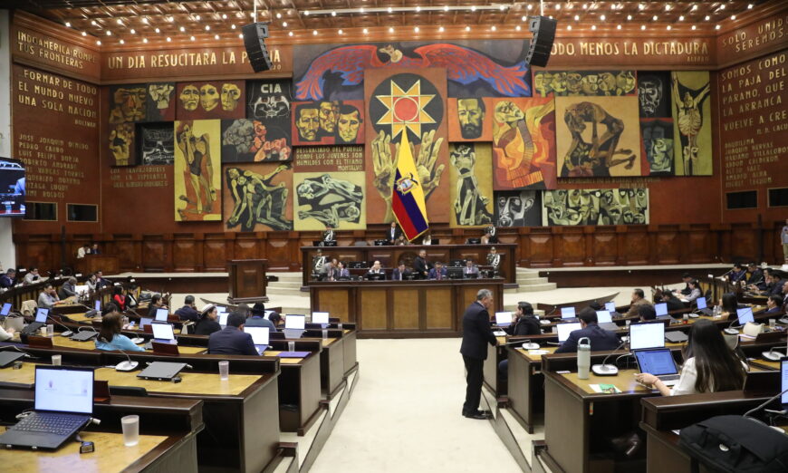 La Asamblea destacó la cooperación entre Ecuador y España que llevó a la captura de alias ‘Pipo’. Foto: Flickr / Asamblea Nacional