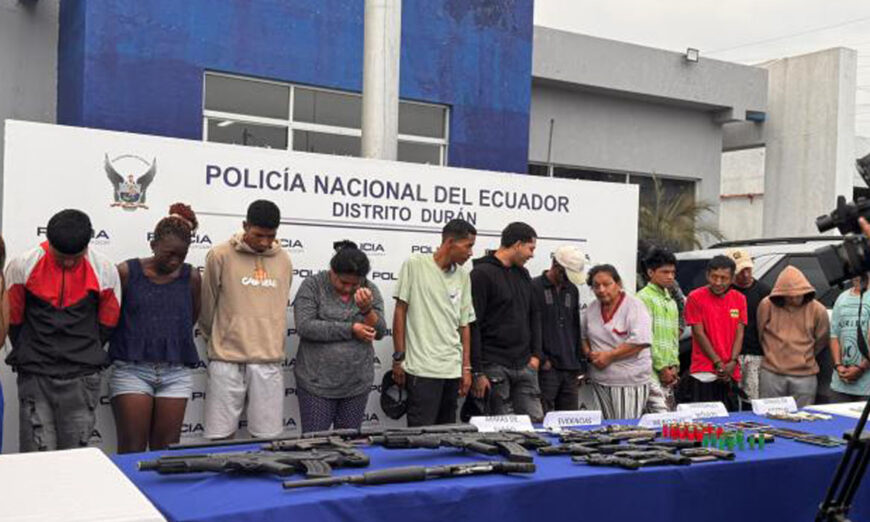 Operativo "Apolo 31" deja detenidos en el Guayas Foto: obtenida de X