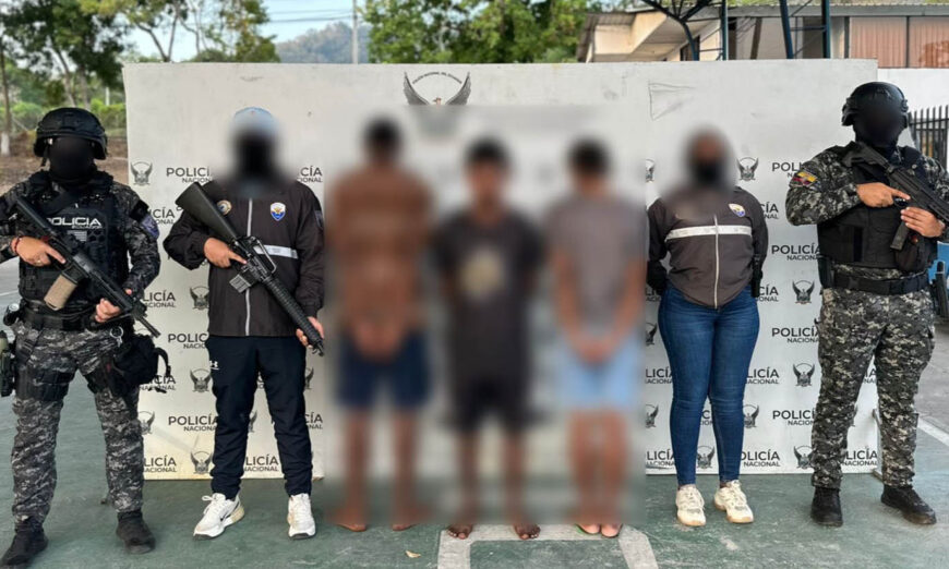 Captura de tres presuntos miembros de Los Tiguerones.