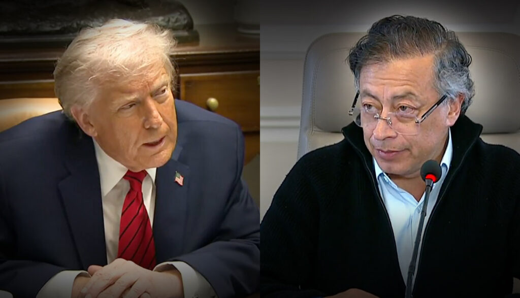 El presidente Donald Trump lanzó una nueva advertencia a Colombia - crédito Fotomontaje 24/7