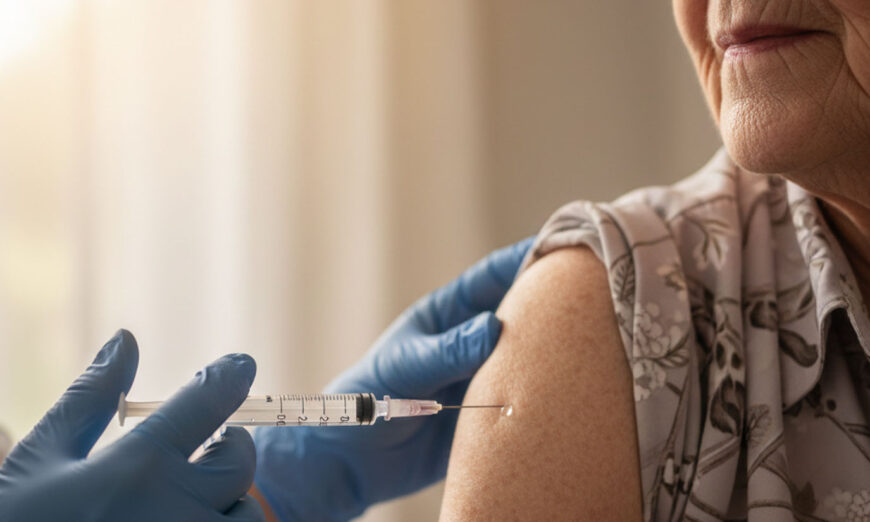 Imagen referencial del proceso de vacuna.