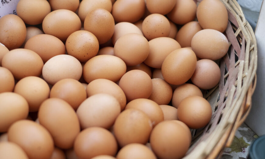 Sobreproducción de huevos. imagen referencial de freepick.