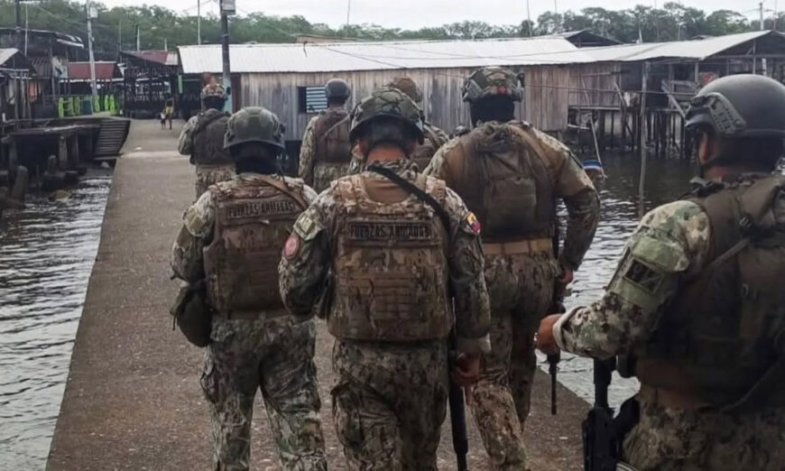 BloqueDeSeguridad, a través de las fuerzas armadas ejecuta operaciones de control y vigilancia a nivel nacional. Foto: Ministerio de Defensa