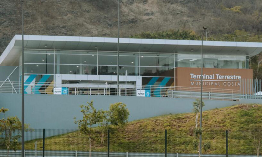 nueva terminal terrestre de vía a la costa. Imagen de web del municipio.