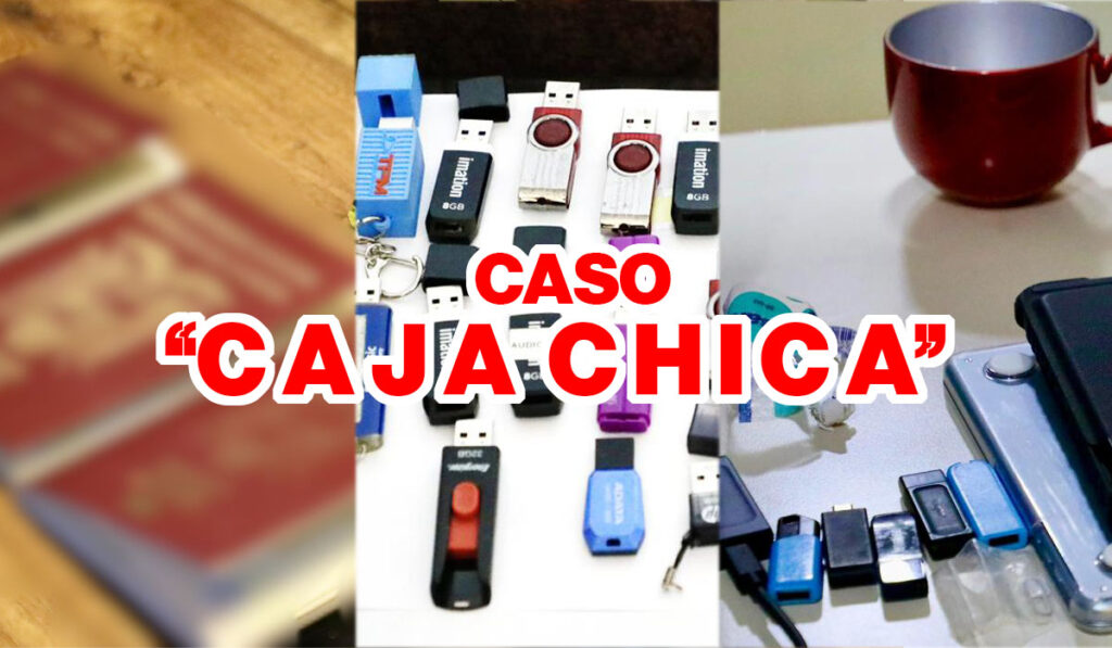 Artículos incautados caso caja chica