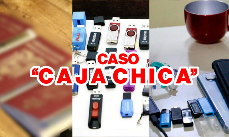 Artículos incautados caso caja chica