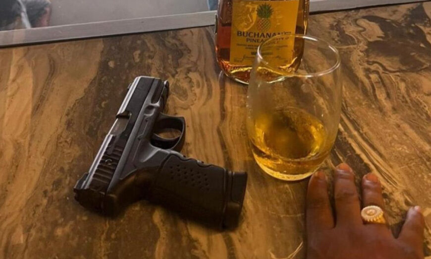 Arma en estadio Barcelona