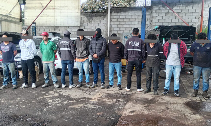 Aprendidos en Sangolquí.