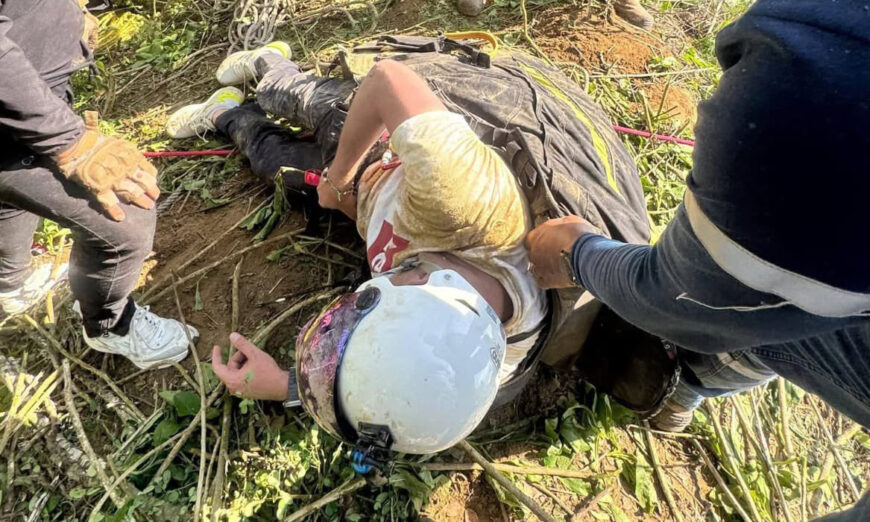 Accidente parapente cnel