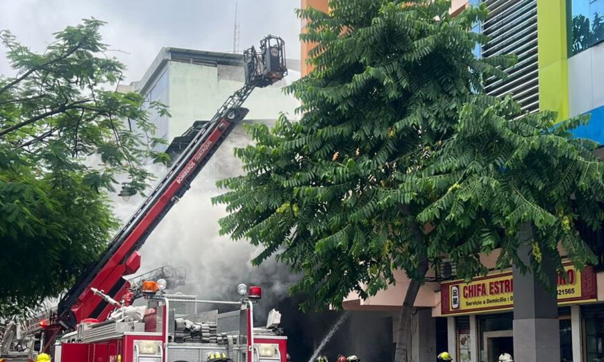 Incendio Chile y sucre