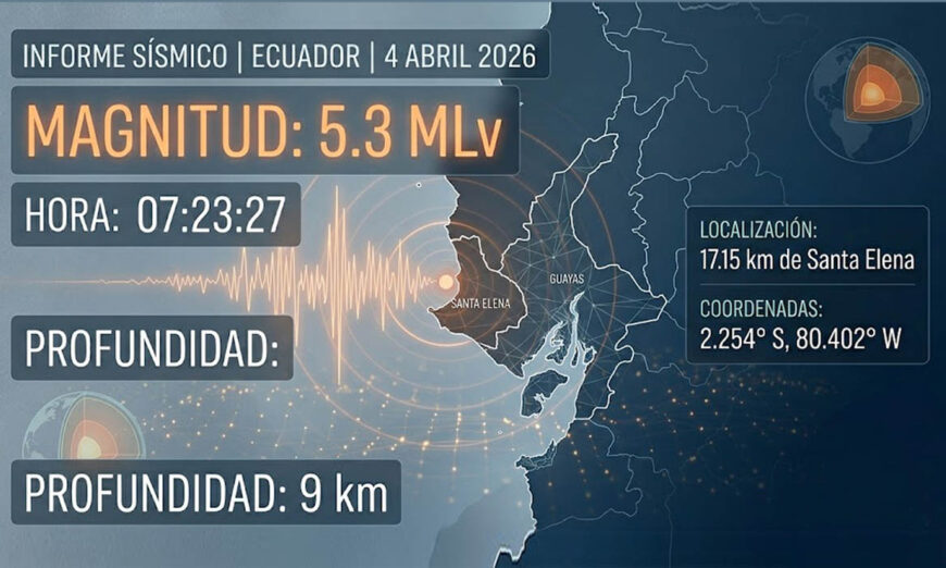 Sismo Ecuador abril 4